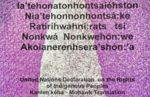 UN Declaration on the Rights of Indigenous Peoples Kanien'kéha/Mohawk Translation