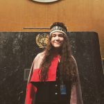 Haana Edenshaw at the UN Permanent Forum on Indigenous Issues 2019