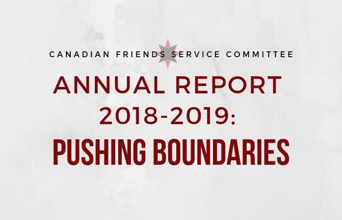 CFSC Annual Report 2018-2019 - Pushing Boundaries