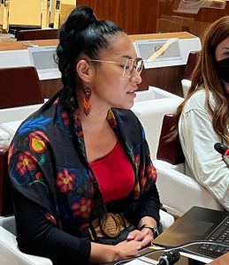 Sashia Leung delivers this joint statement on behalf of the Coalition for the Human Rights of Indigenous Peoples.