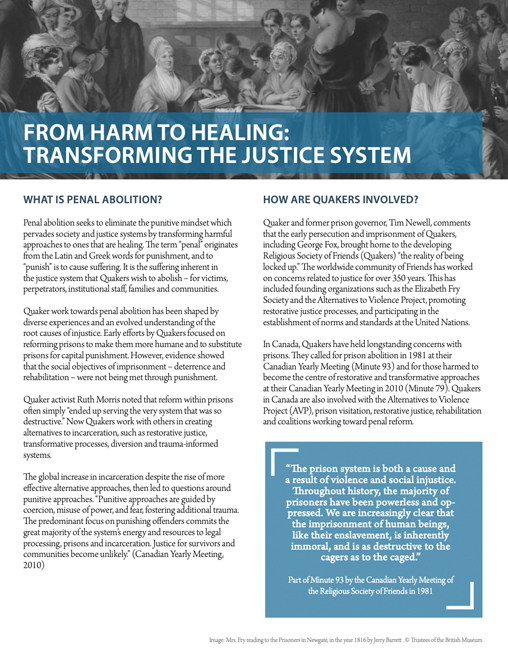 From Harm to Healing