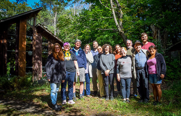 CFSC members and staff at Camp NeeKauNis, September 2023