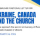 Ukraine, Canada, and the Church, open letter, Feb 2024