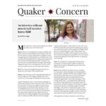 Cover of CFSC's newsletter Quaker Concern, Spring 2024