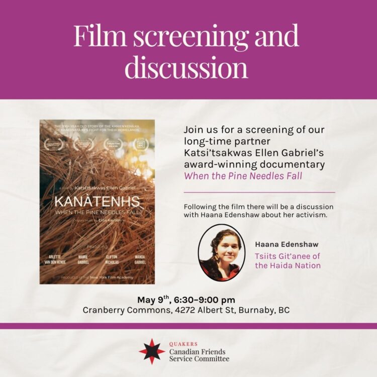 When the Pine Needles Fall documentary screening