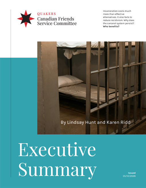 Cui Bono Report - Who benefits from Canada's federa prisons? Executive Summary
