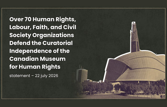 Image of the Canadian Museum for Human Rights that civil society groups say needs to have curatorial independence