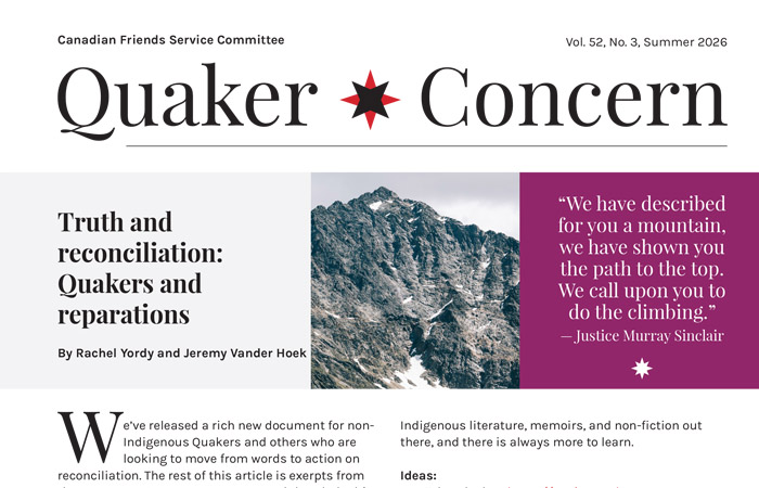 Quaker Concern Summer 2026